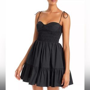 STAUD Landry Mini Dress - Black - Size XS